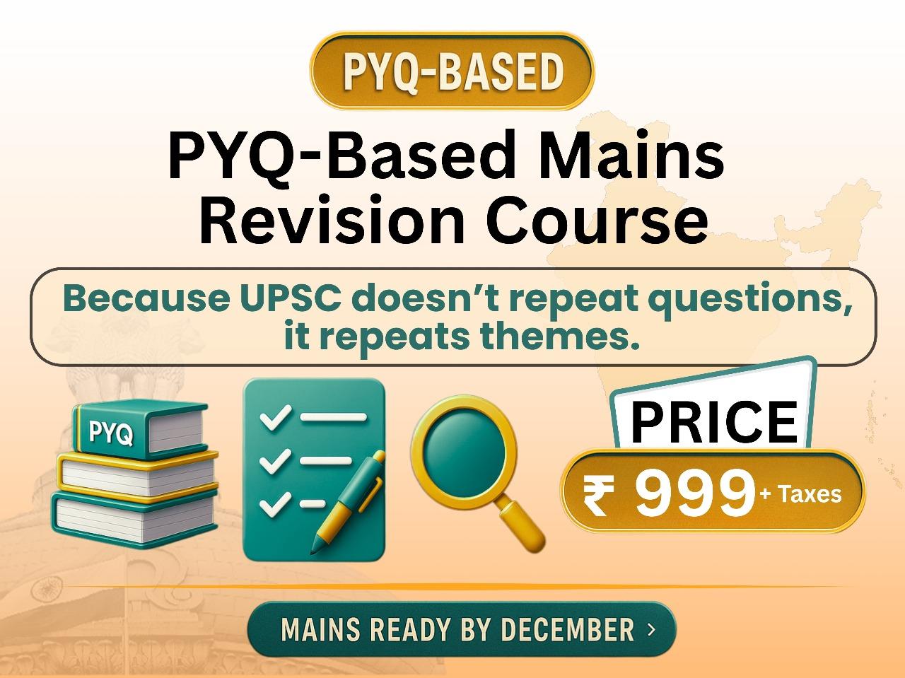PYQ Mains Revision-2026