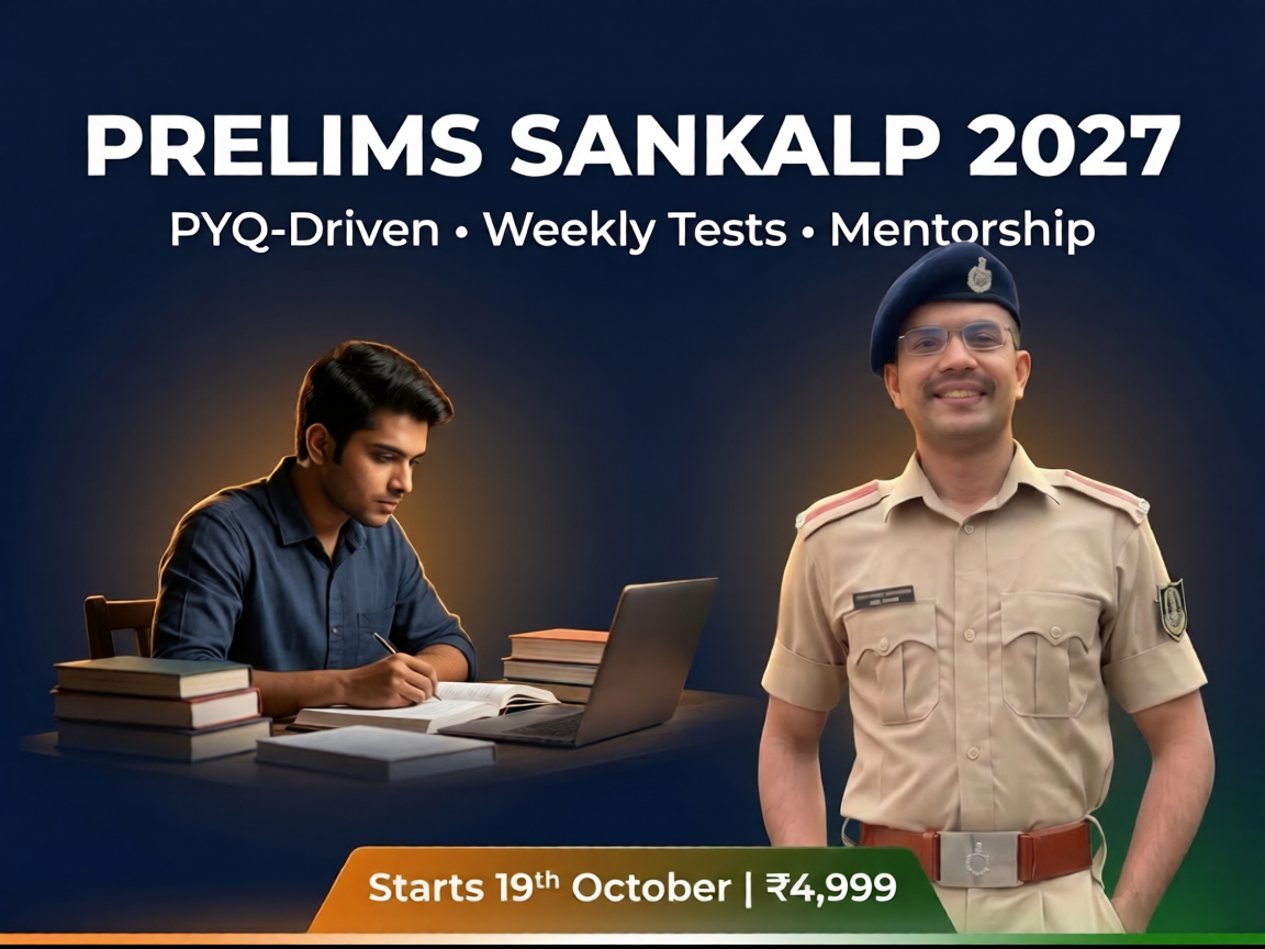 Prelims Sankalp - 2027 poster